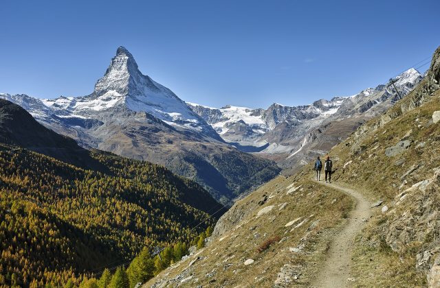 The Matterhorn in the Swiss Alps