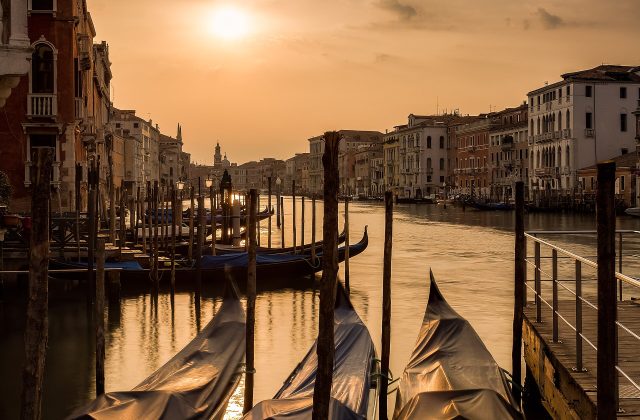 A canal in Venice, Italy